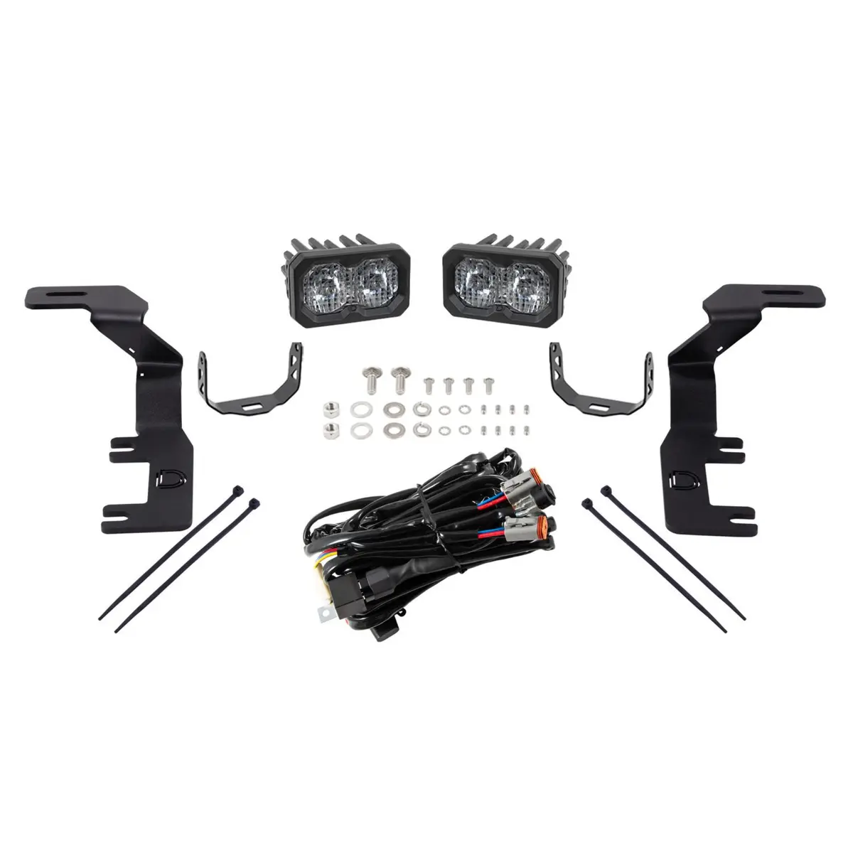 Diode Dynamics Stage Series Backlit Ditch Light Kit, 2016-2022 Lwn 1