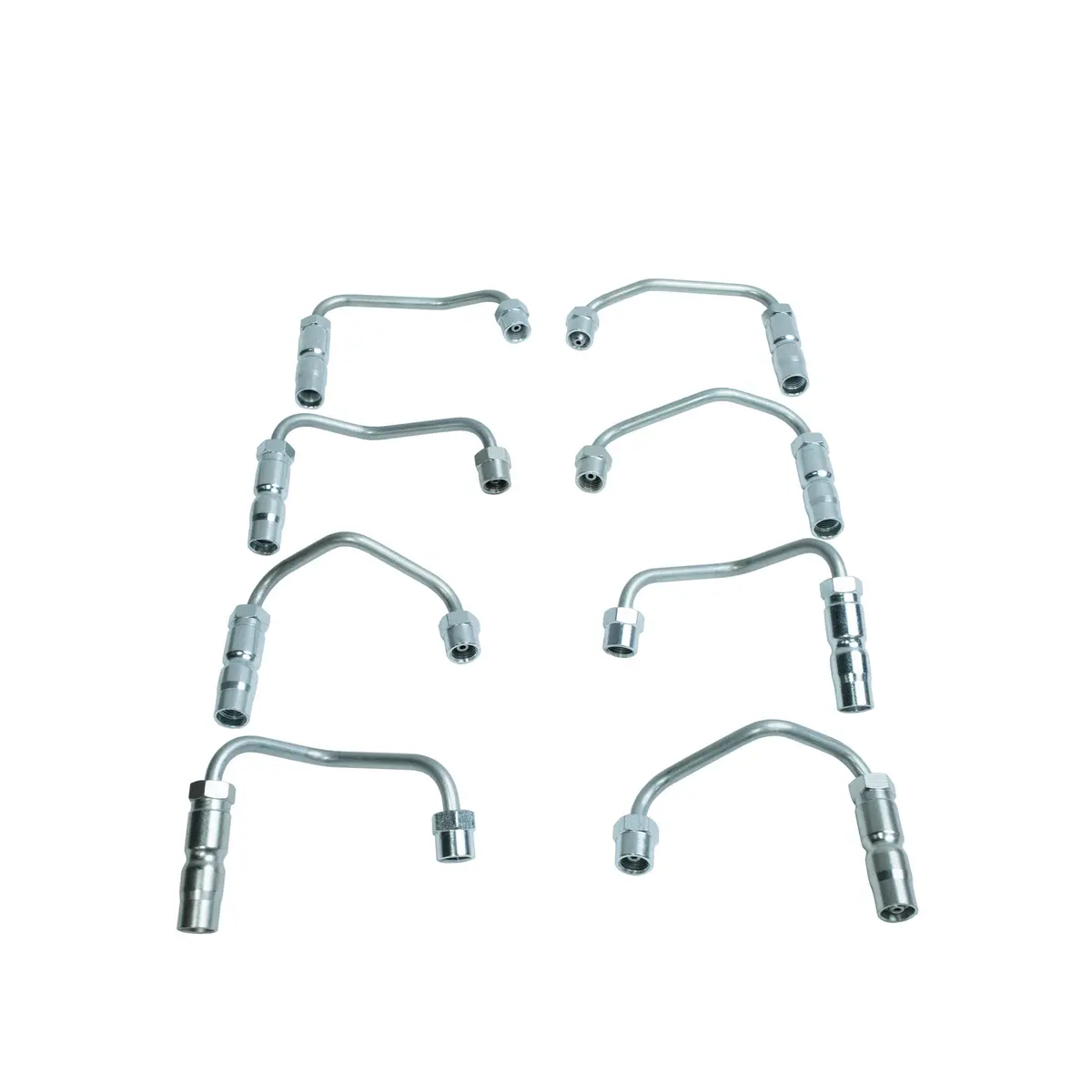 Stainless Steel High Pressure Injector Lines (Set Of 8), 2001-2004 Lb7 1