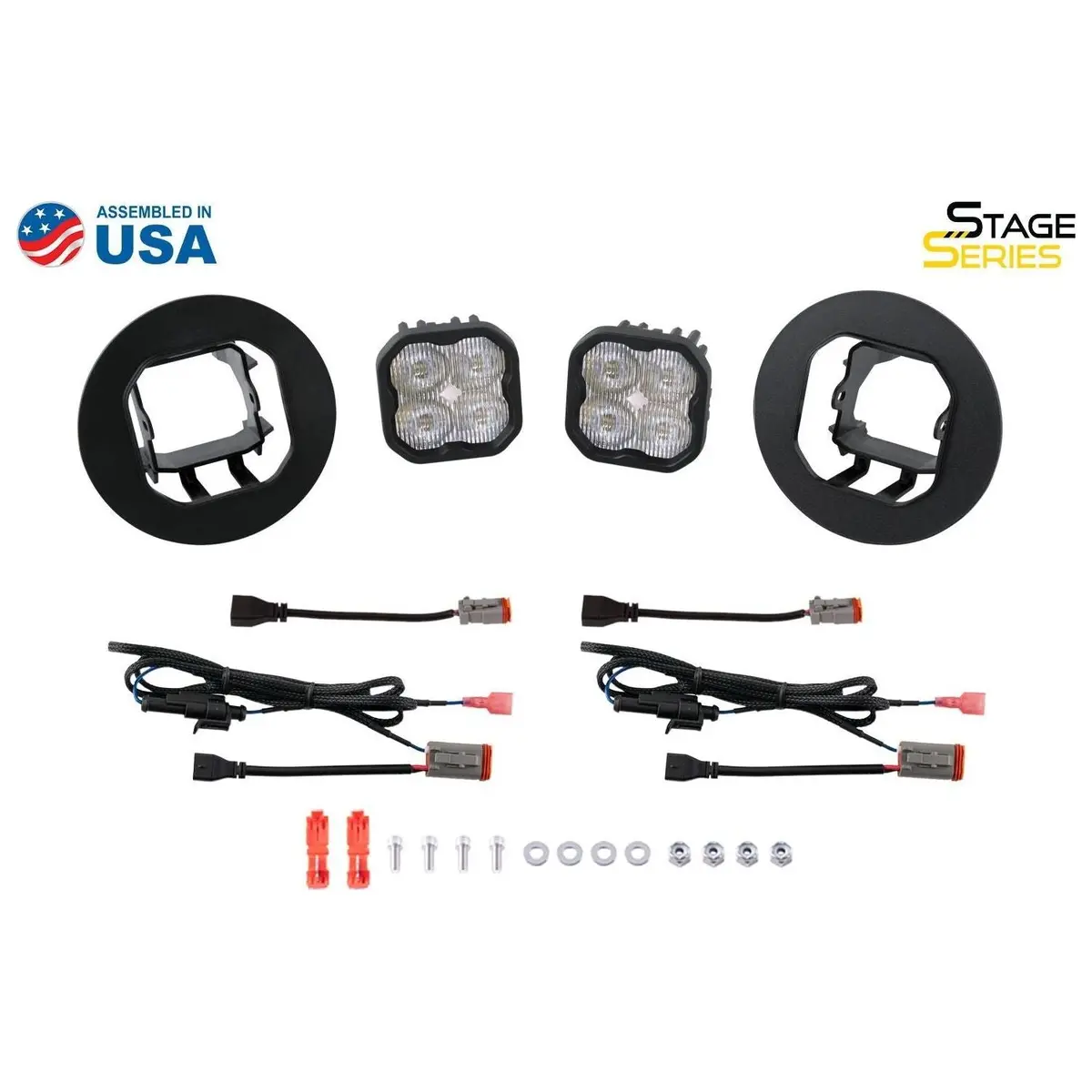 Diode Dynamics Ss3 Led Fog Light Kit, 2007.5-2014 Sierra Lmm/Lml 1
