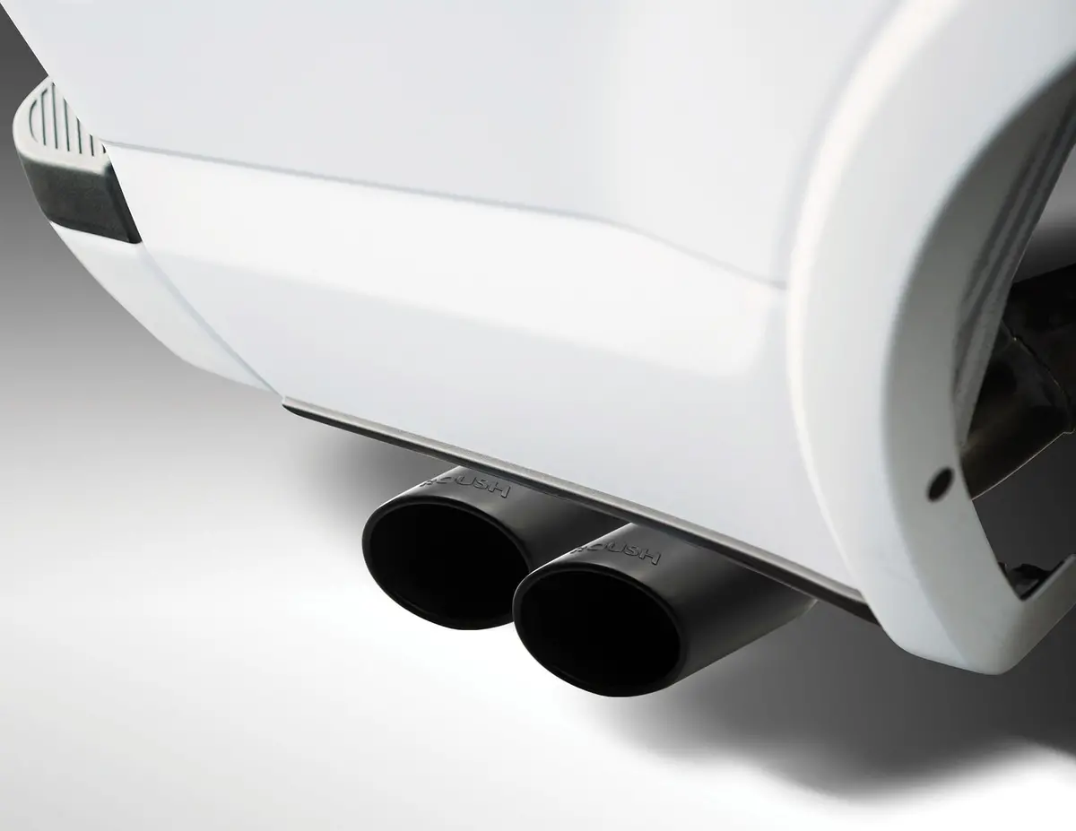 2021-2026 Roush F-150 Side Exit Cat Back Performance Exhaust - Black Tip 2