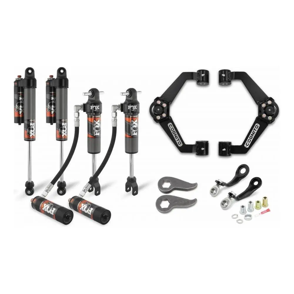 Cognito 3" Elite Leveling Kit With Fox 2.5 Reservoir Shocks, 2011-2019 Lml/L5p 1