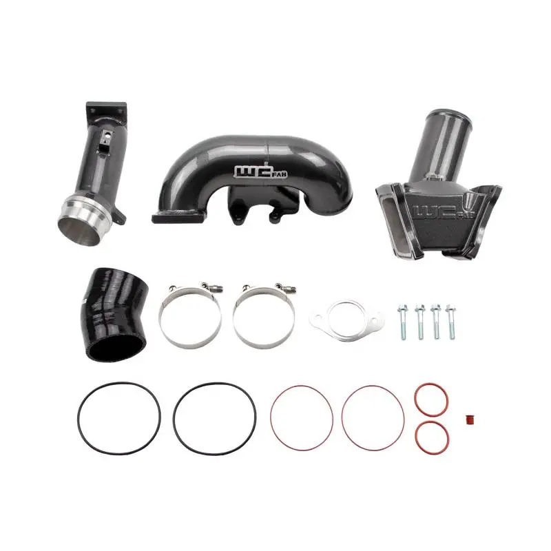 Wc Fab High Flow 3" Y-Bridge Kit, 2006-2007 Lbz 2
