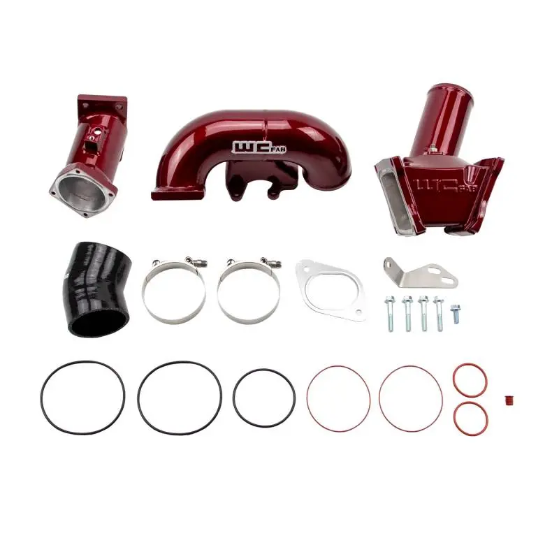 Wc Fab High Flow 3" Y-Bridge Kit, 2007.5-2010 Lmm 1