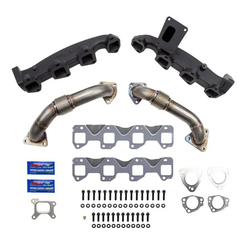 Wc Fab Billet Manifolds & 2" Stainless Up-Pipe Kit, 2017-2025 L5p/L5d 1