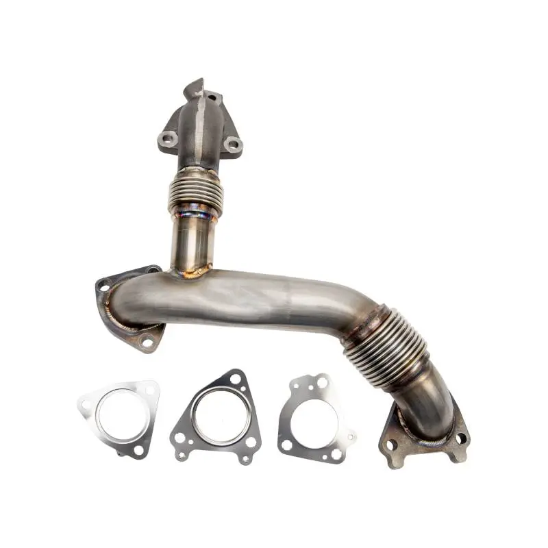 Wcfab 2" Stainless Passenger Side Up-Pipe Kit, 2011-2016 Lml 1