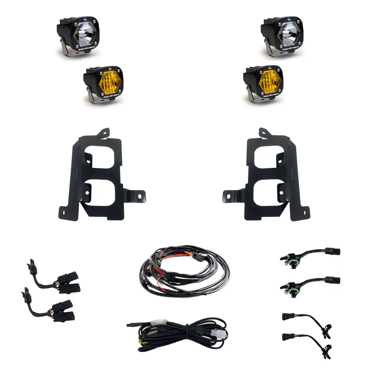 Baja Designs S1 Dual Fog Pocket Light Kit, 2020-2023 Sierra L5p 1