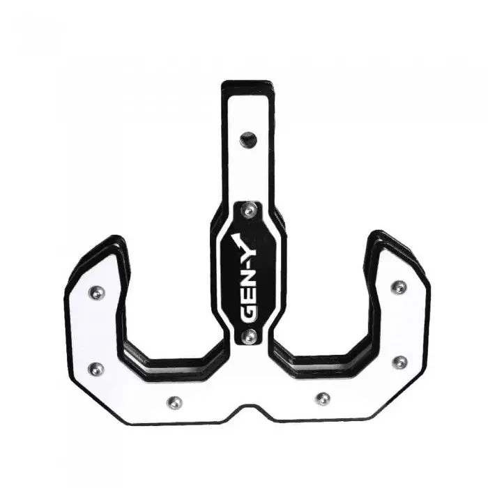 Gen-Y 2" Tow Hook/Hitch Step (Black & White) 1