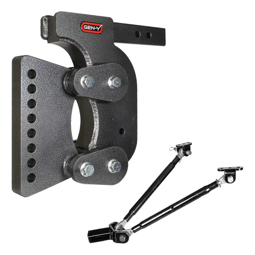 Gen-Y 2" 16K Boss Torsion Flex Weight Distribution Drop Hitch (12.5" Drop) 1