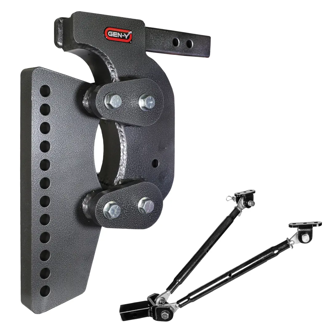 Gen-Y 2" 16K Boss Torsion Flex Weight Distribution Drop Hitch (15.5" Drop) 1