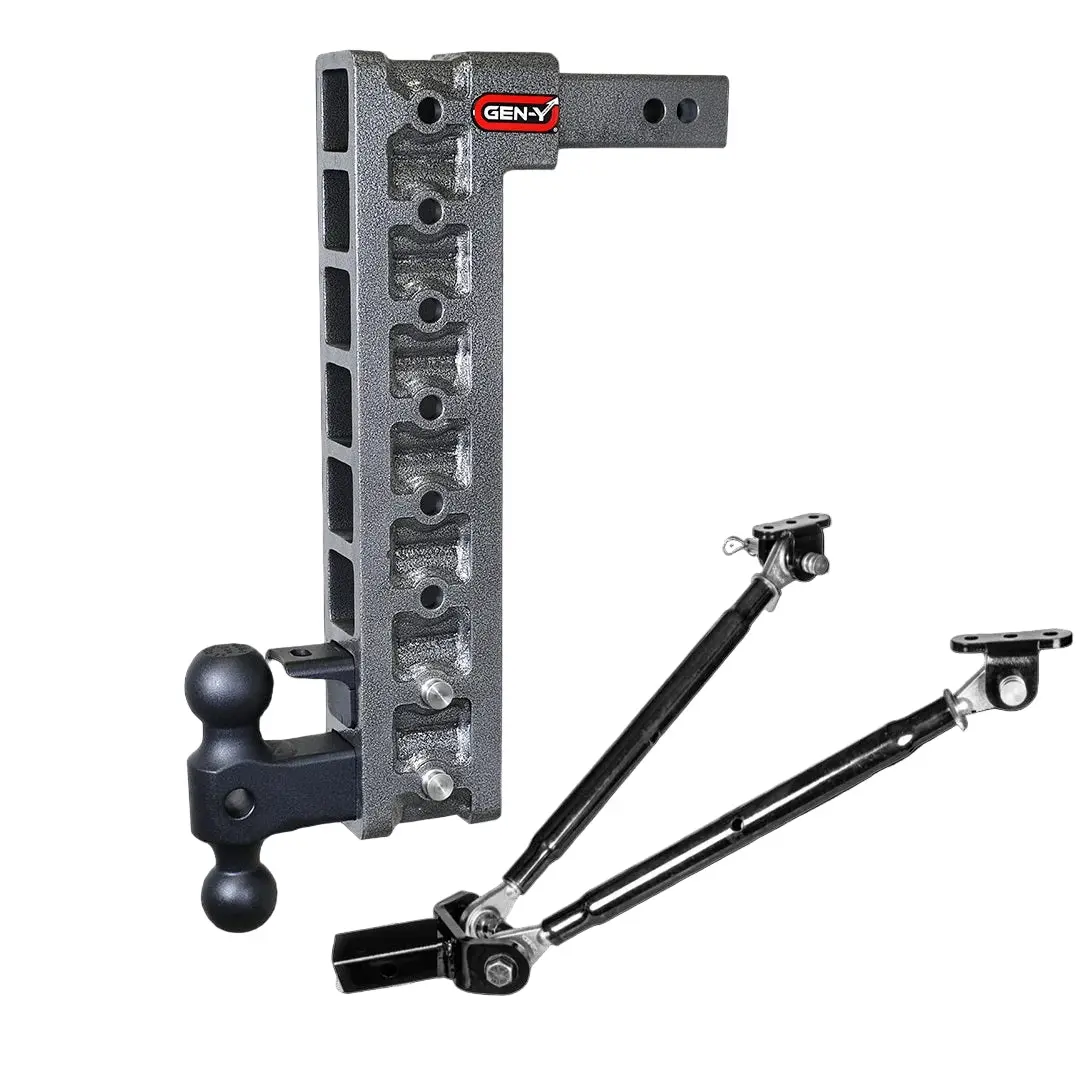 Gen-Y Mega-Duty 10K Drop Hitch 2" Receiver (17.5" Drop) 1