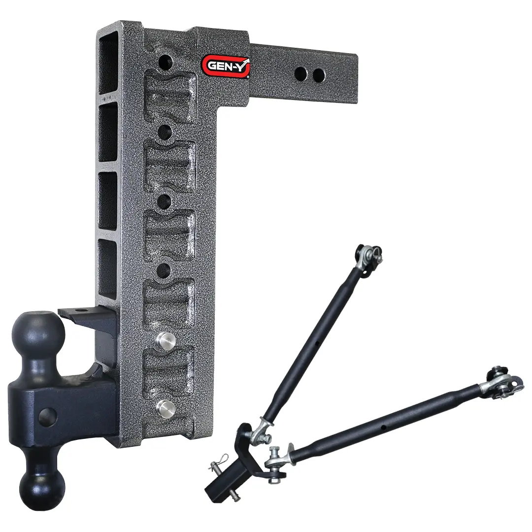 Gen-Y Mega-Duty 21K Drop Hitch 2.5" Receiver (15" Drop) 1