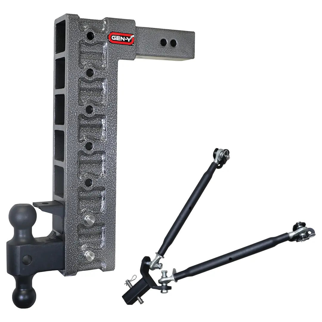 Gen-Y Mega-Duty 21K Drop Hitch 2.5" Receiver (18" Drop) 1