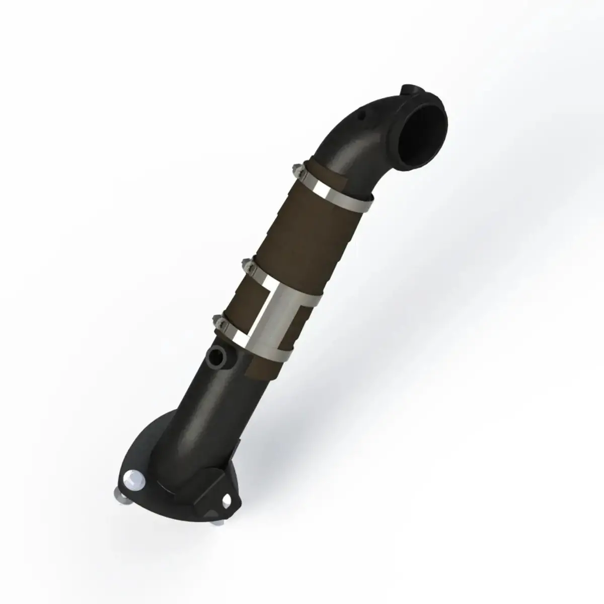 Mbrp 3" Turbo Down Pipe, 2015.5-2016 Lml (3 Bolt Flange) 1