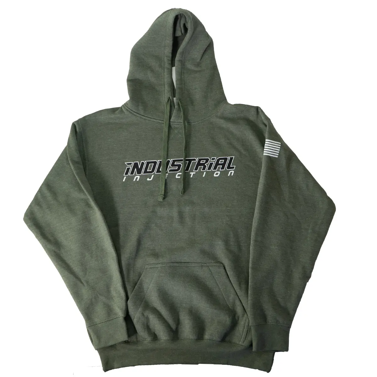 Industrial Injection Military Green Hoodie 1