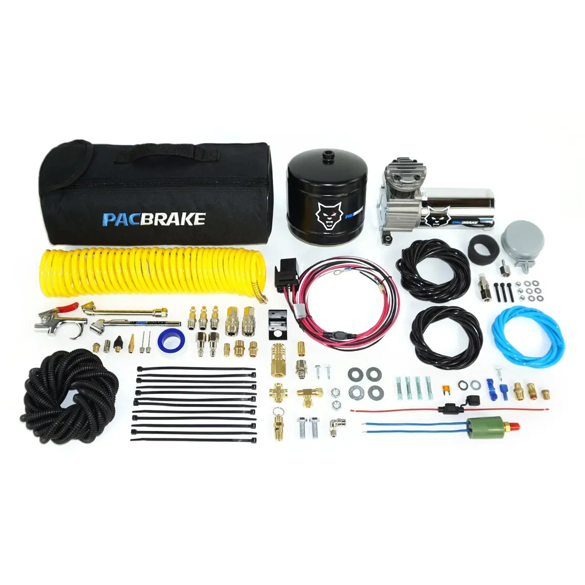 Pacbrake Onboard Air Kit With 1/2 Gallon Tank And Compressor 1