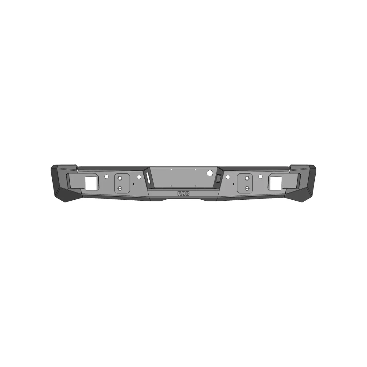 Flog Industries Demon Series Rear Bumper, 2008-2010 Sierra Lmm 1