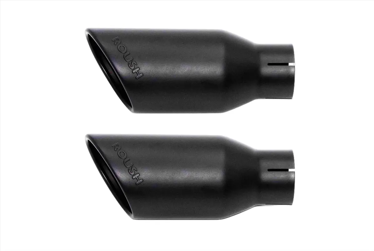 2015-2026 Roush F-150 4" Black Exhaust Dual-Tip Kit 2