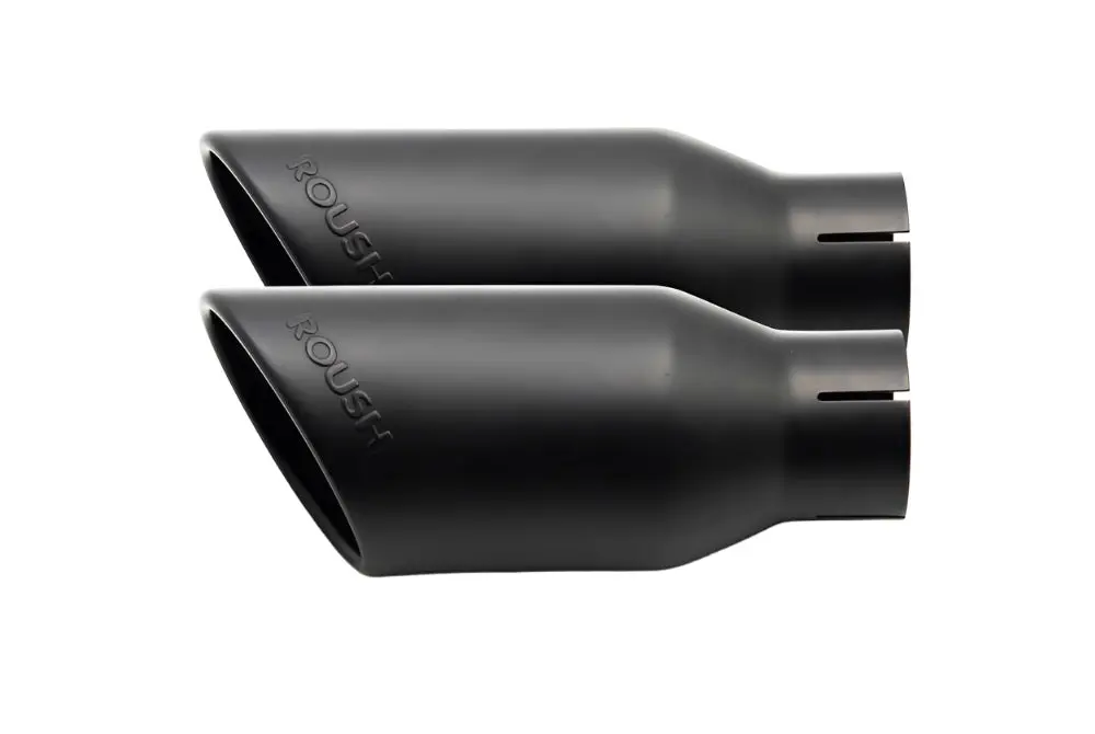 2015-2026 Roush F-150 4" Black Exhaust Dual-Tip Kit 1