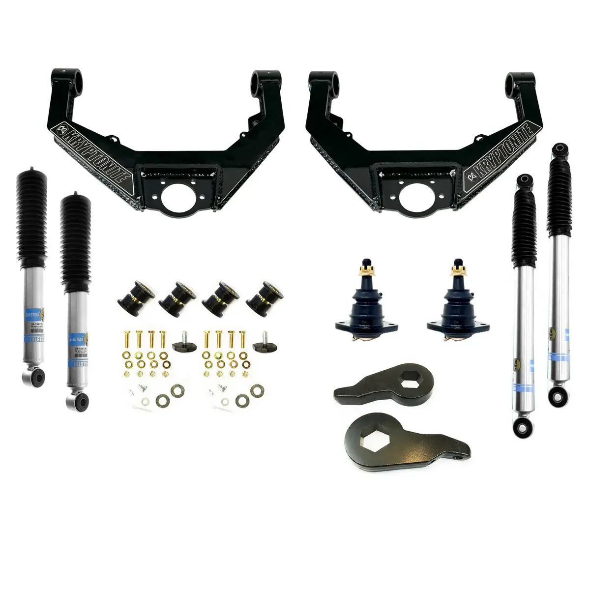 Kryptonite Stage 3 Leveling Kit with Bilstein 5100 Shocks for 2001–2010 Chevrolet/GMC Duramax LB7, LLY, LBZ, LMM