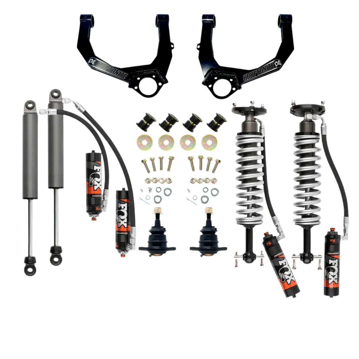 Kryptonite Stage 3 Leveling Kit W/ Fox Performance Elite Shocks, 2023-2025 Trailboss/At4 1