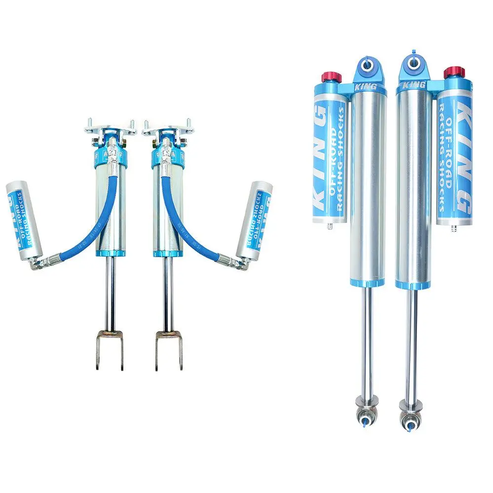 King 2.5" Performance Reservoir Shock Absorbers — Tuned for 2011–2025 Duramax LML & L5P Trucks