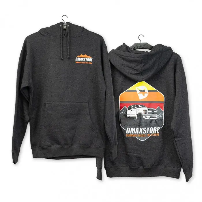 Dmaxstore Kodiak Heavyweight Charcoal Grey Hoodie 1