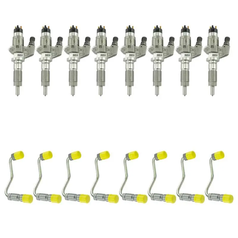 Industrial Injection Stock Bosch Reman 01-04 Lb7 Injectors And Line Package 1