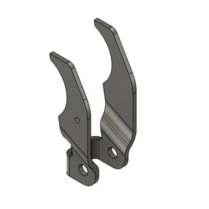 Longhorn Fab Rear Lower Shock Mount, 2001-2007 Lb7/Lly/Lbz 1
