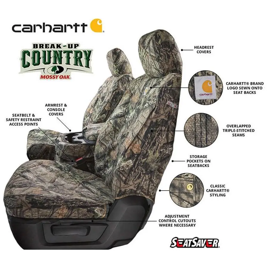 Carhartt Seatsaver Seat Covers Mossy Oak Camo, 2017-2019 L5p 2