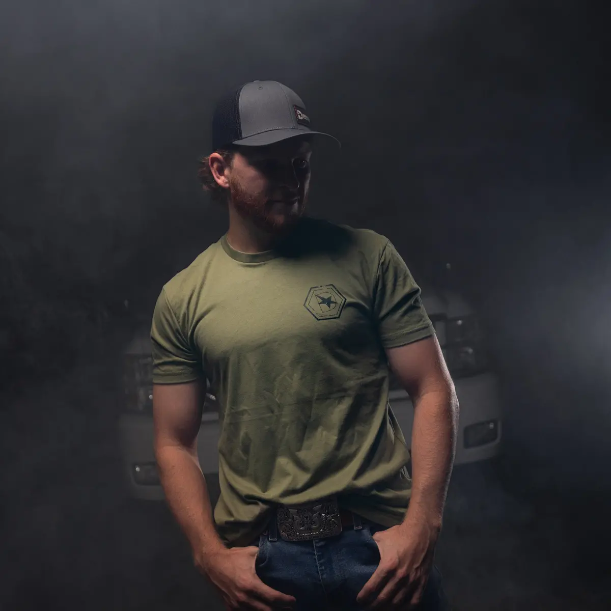 T-Shirt(Dmax Olive Flag) 6