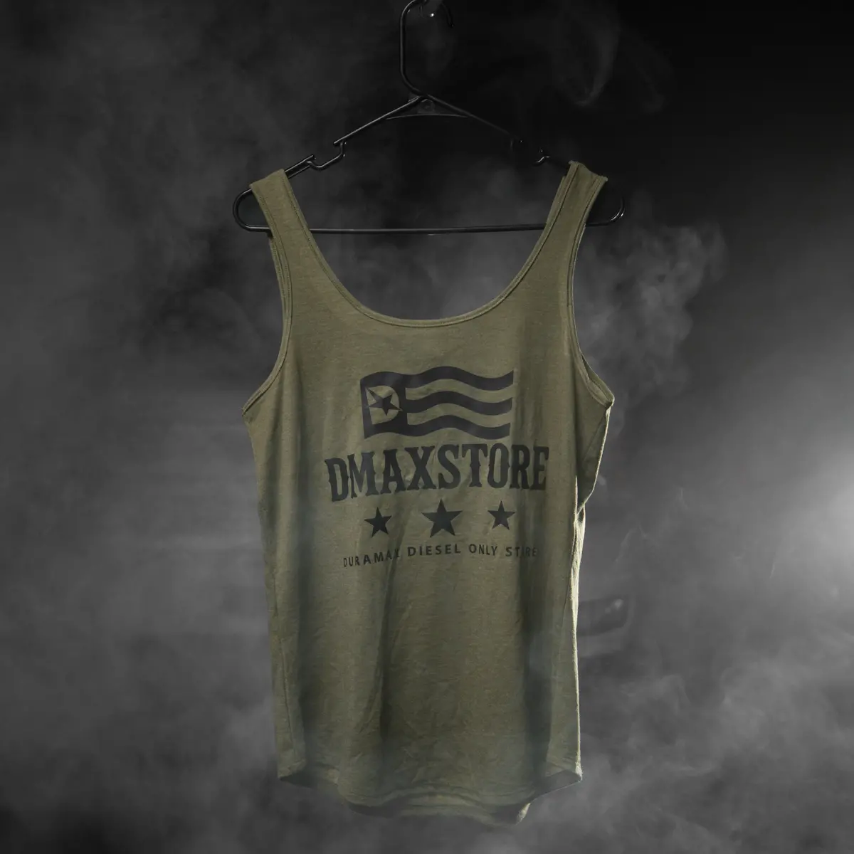 Ladies Dmaxstore Olive Usa Tank 4