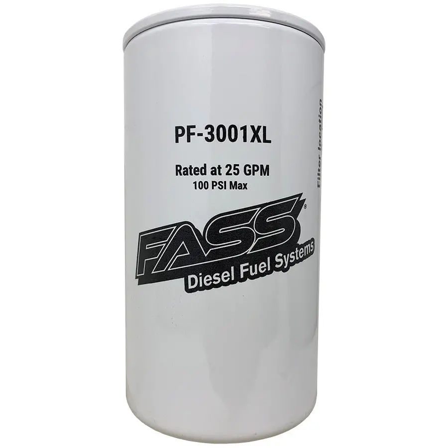 Fass Extended Length Xl Filter Kit, 2001-2016 Lb7/Lly/Lbz/Lmm/Lml 2