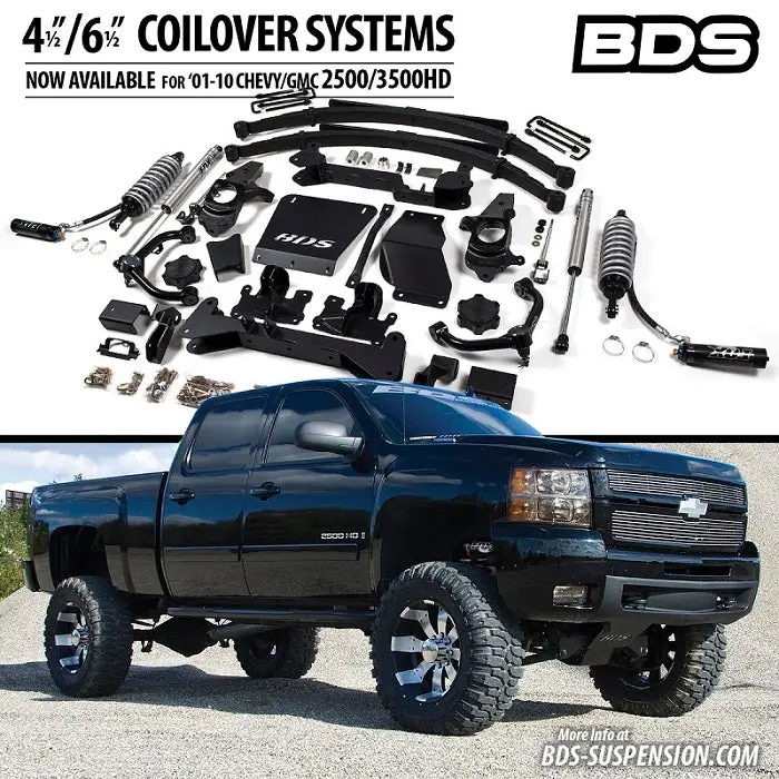 Bds 6.5" Coilover Lift Kit, 2001-2010 Lb7/Lly/Lbz/Lmm 4