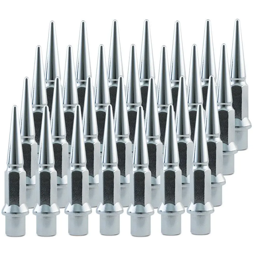 Metal Lugz Spiked Lug Nut Set (Chrome) Dually, 2001-2024 Lb7/Lly/Lbz/Lmm/Lml/L5p 1