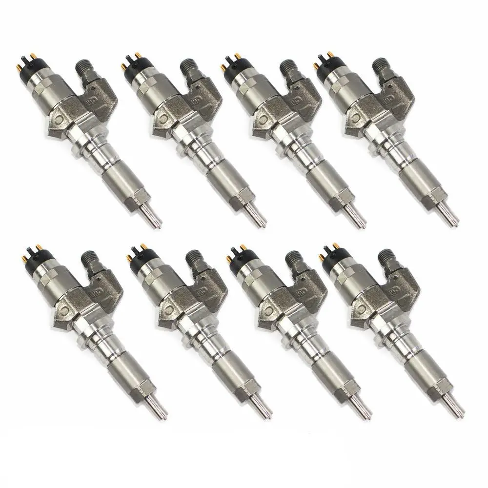 Genuine Bosch Reman Fuel Injector Set, 2001-2004 Lb7 1