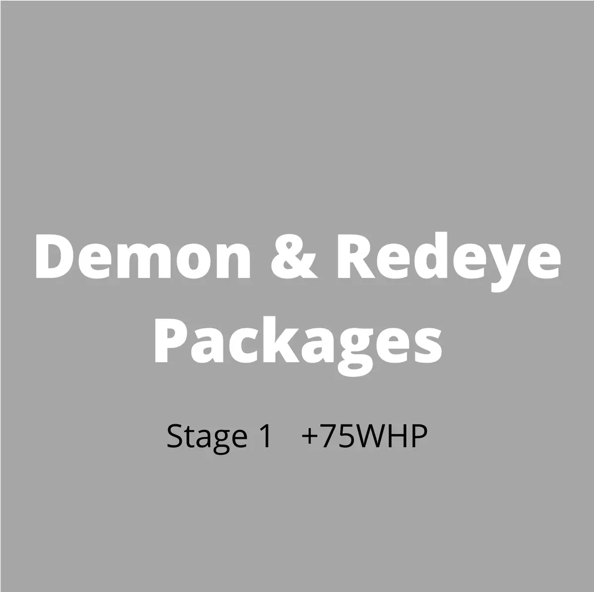 Stage 1   +75Whp 1