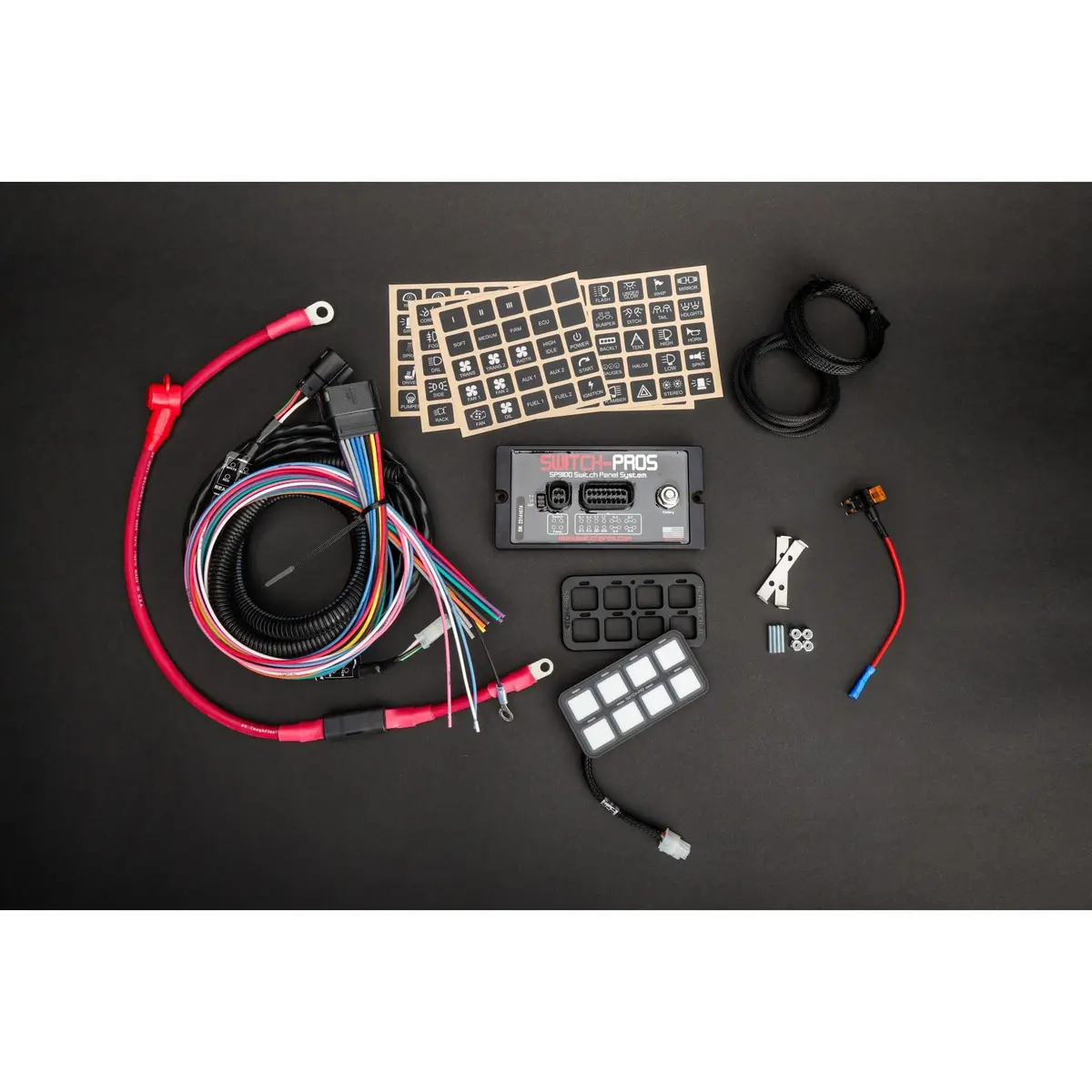Switch-Pros Sp-9100 Bezel Style 8 Switch Panel W/Concealed Mounting Hardware 1