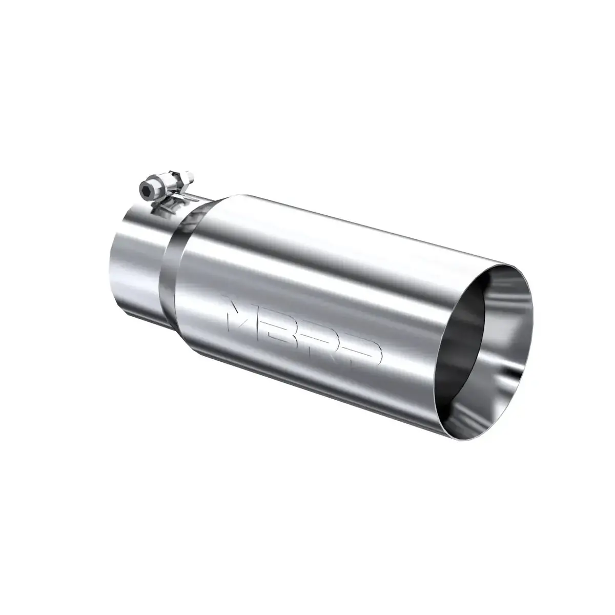 Mbrp 4"X5"X12" Dual Wall, Straight Cut, T304 Stainless Tip 1
