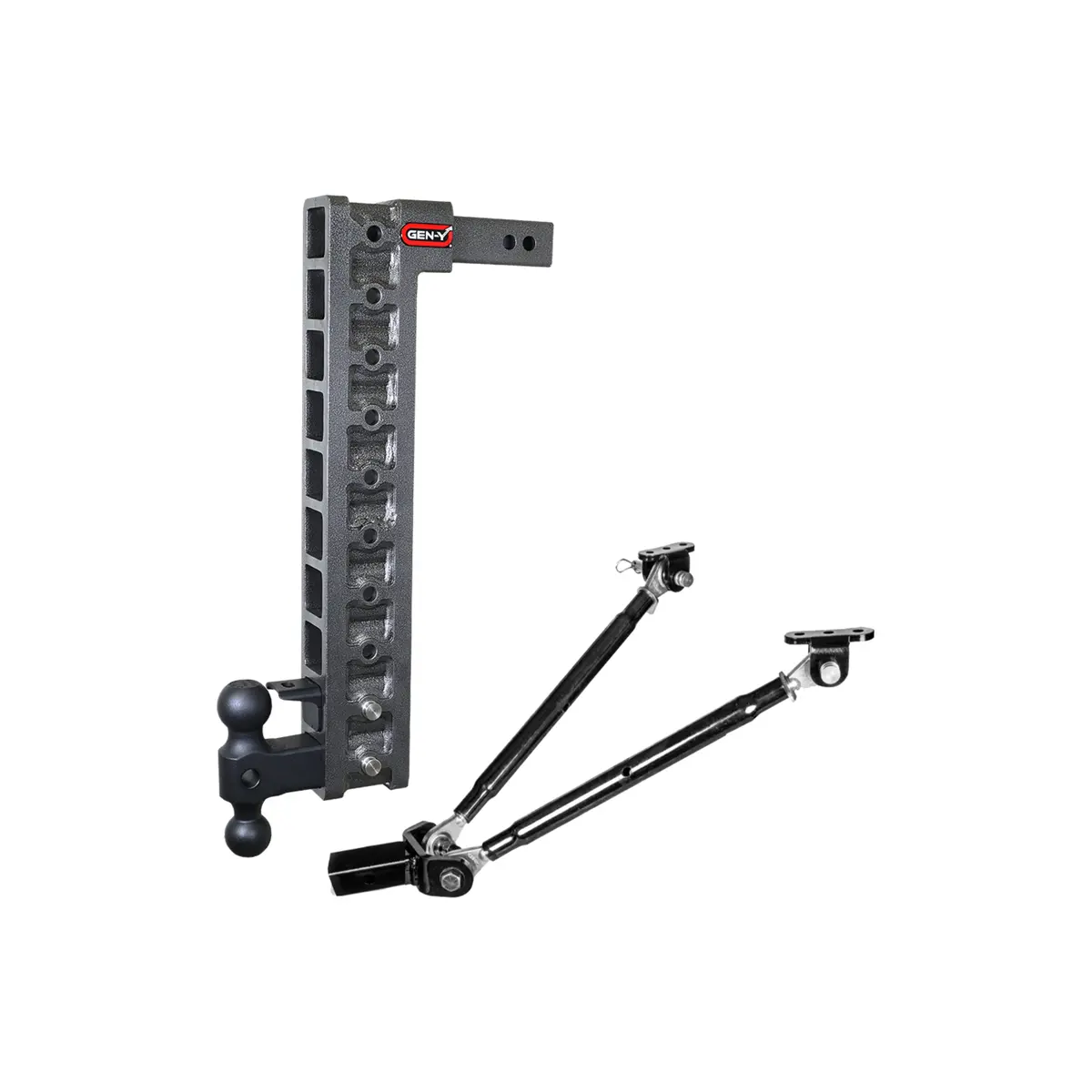 Gen-Y Mega-Duty 10K Drop Hitch 2" Receiver (22.5" Drop) 1