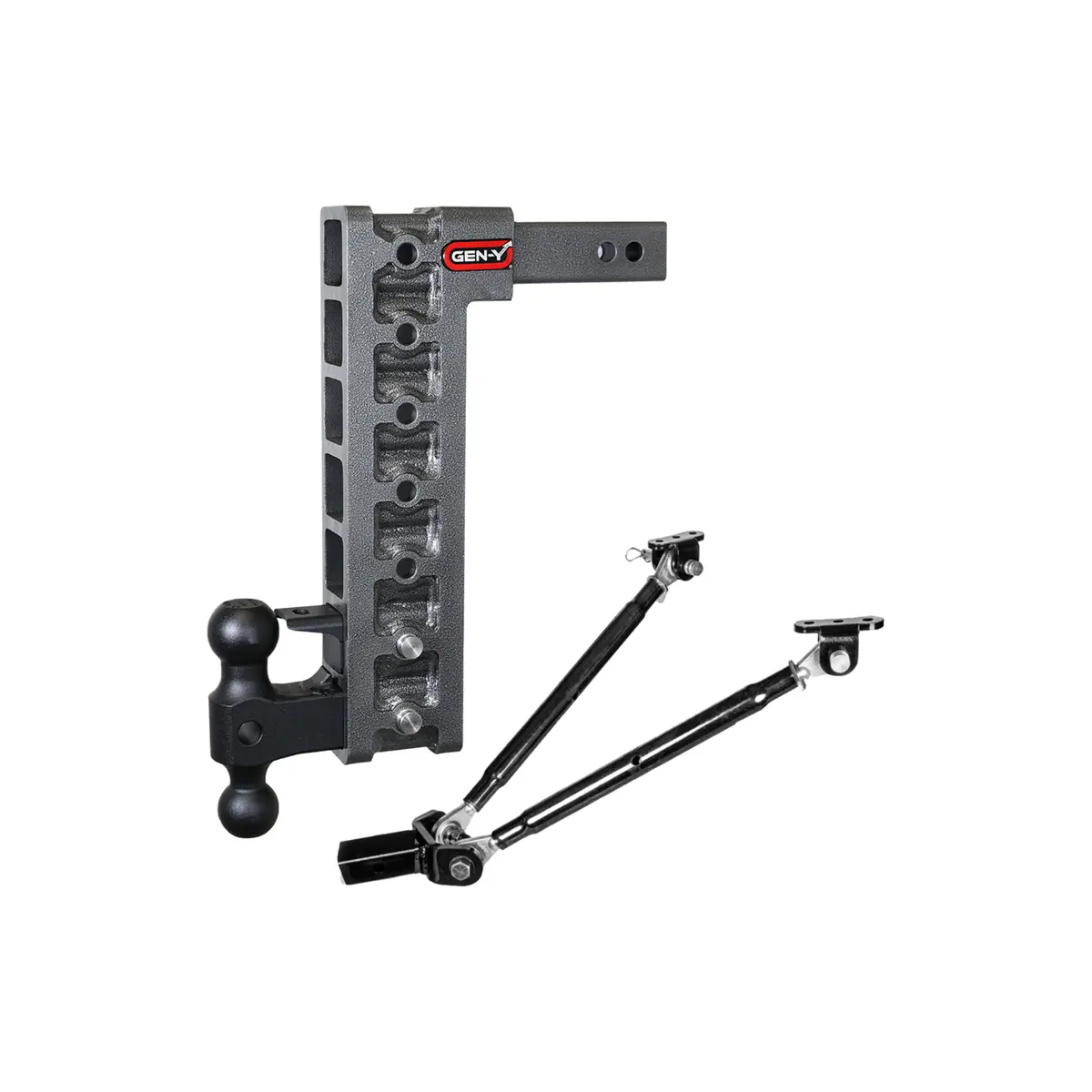 Gen-Y Mega-Duty 16K Drop Hitch 2" Receiver (15" Drop) 1