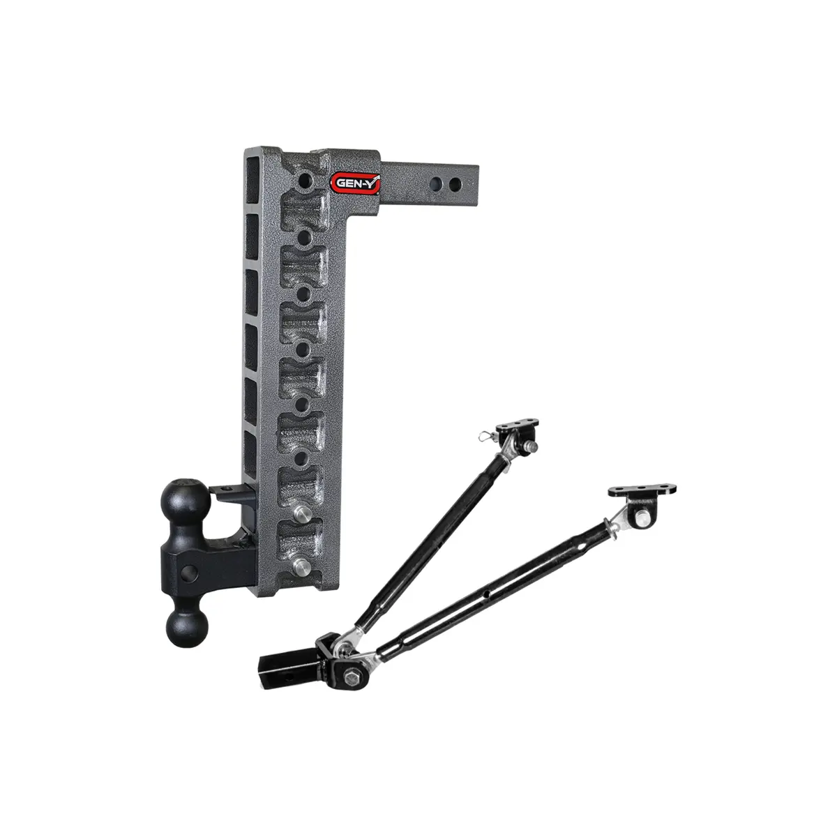 Gen-Y Mega-Duty 16K Drop Hitch 2" Receiver (17.5" Drop) 1