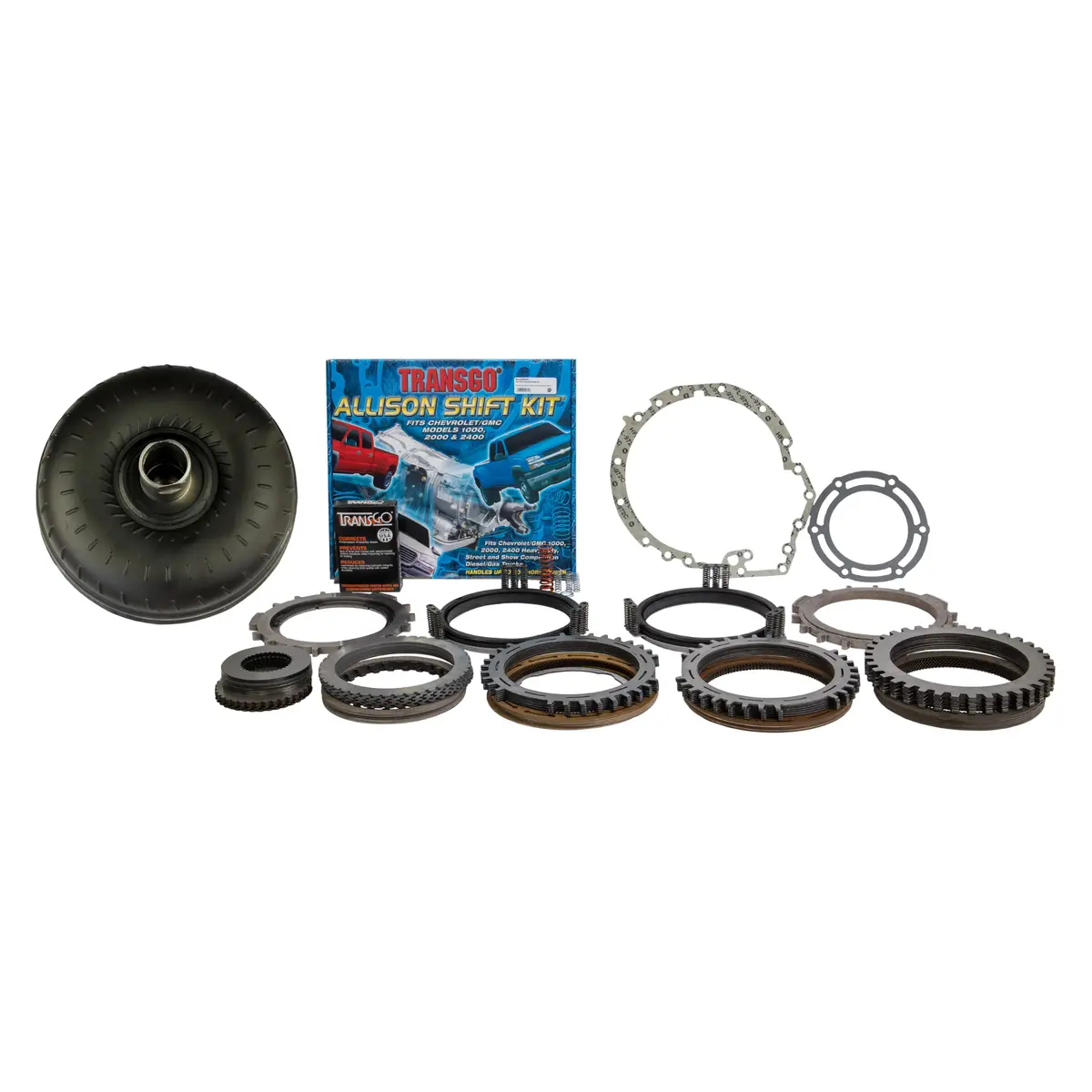 Dmaxstore Stage 5 Allison Transmission Kit W/Converter 1000Hp, 2001-2004 Lb7 1