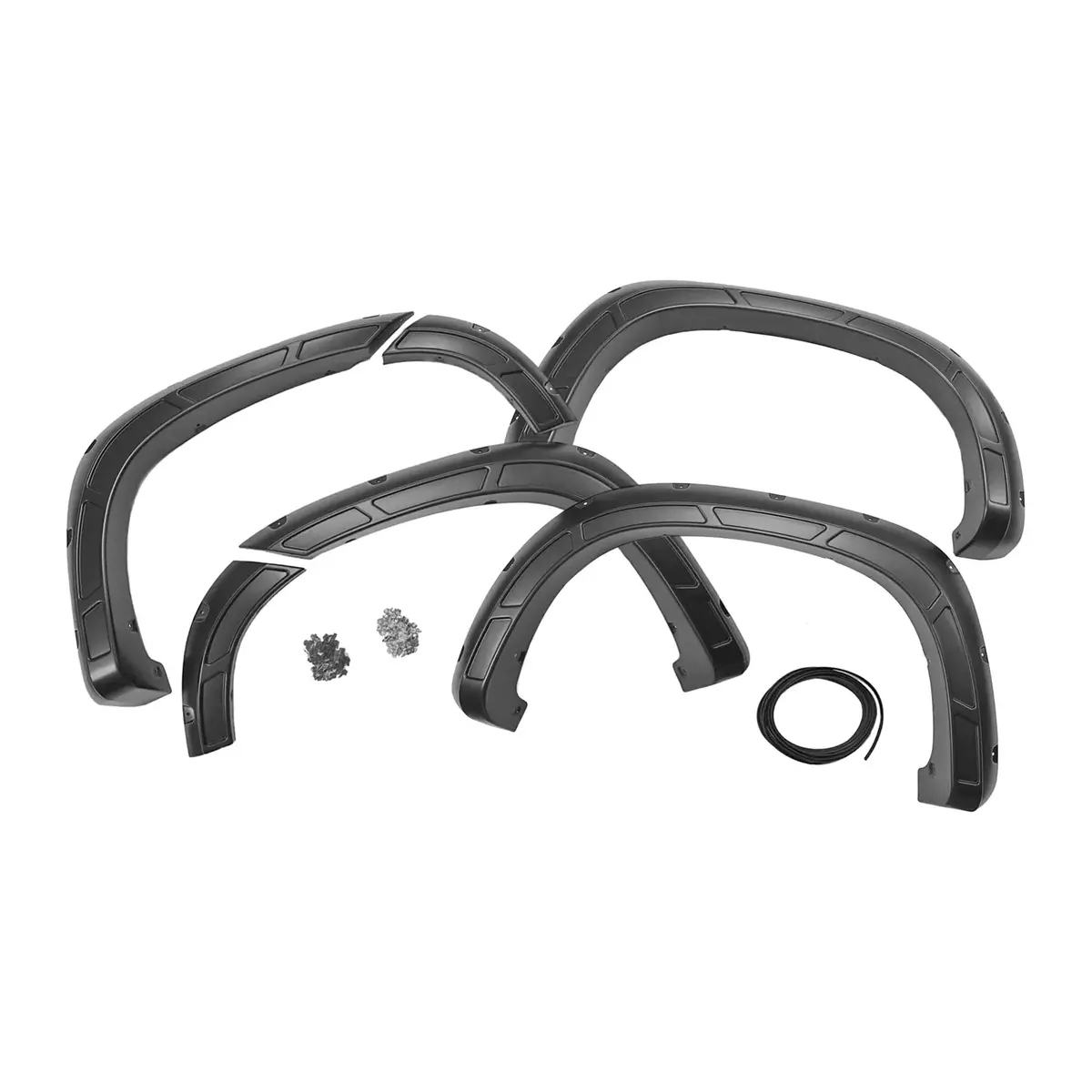 Rough Country Silverado Defender Fender Flares, 2020-2025 Lm2/Lz0 1