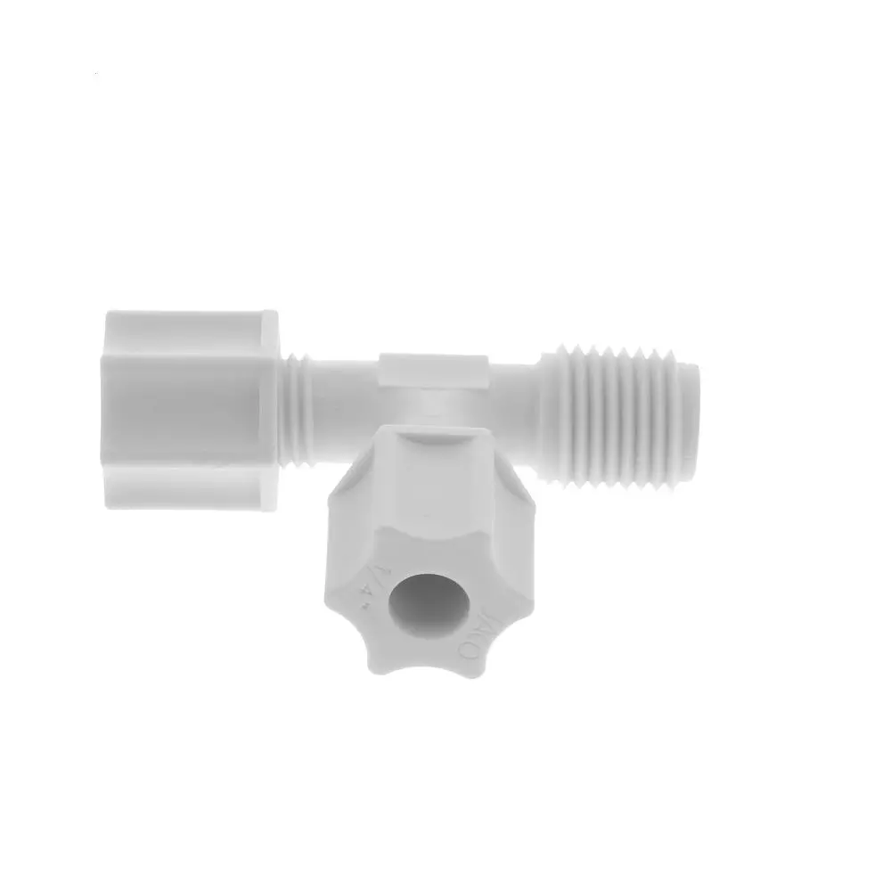 Jaco 75-4-4-P-O Polypropylene Male Run Tee 1/4 Od Tube X 1/4 Mpt 2