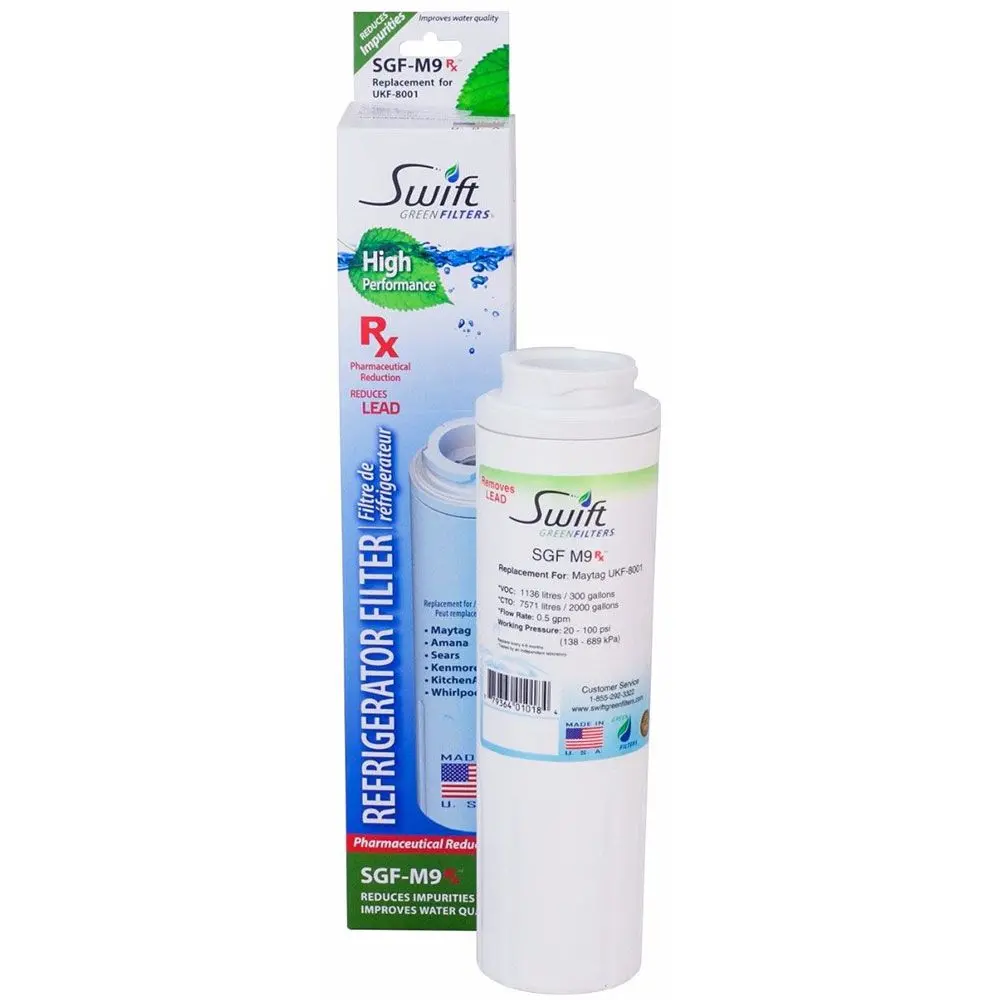 Swift Green Sgf-M9 Rx Compatible Maytag Ukf8001 Refrigerator Filter 1
