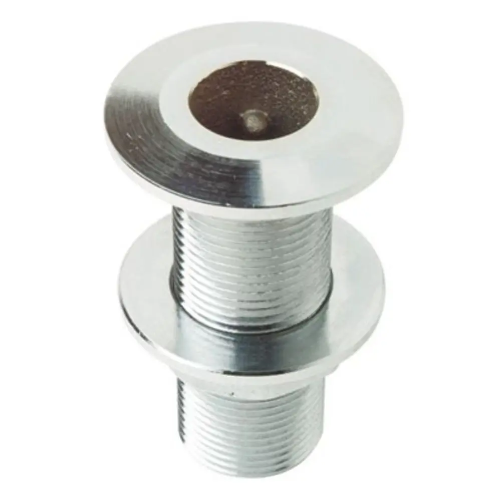 Watts Marine Chrome Plated Thru-Hull Assembly With Nut - 1-1/4" Npsm 1