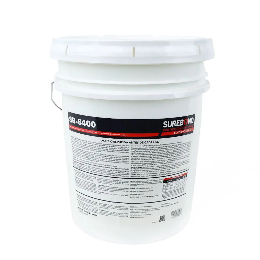 Surebond Sb-6400P Wet-Look Solvent Based Penetrating 5 Gallon 3
