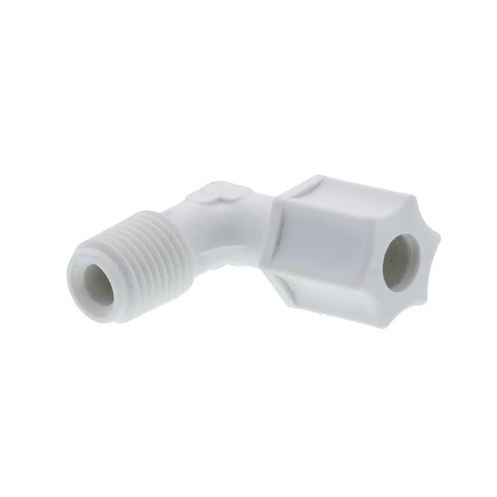 Jaco 40-5-4-P-Pg Polypropylene Male Elbow 5/16 Od Tube X 1/4 Mpt 1
