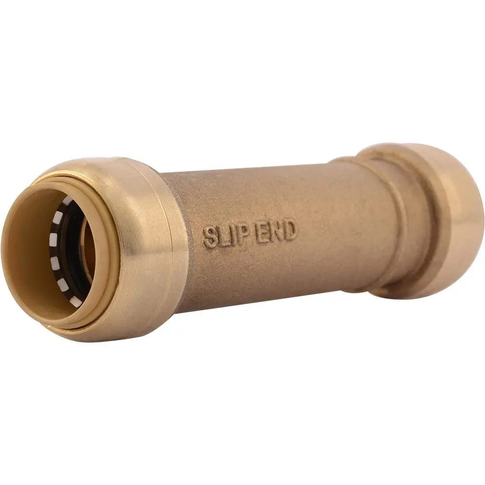 Sharkbite® U3016lf Lead-Free Brass Push-To-Connect Slip Coupling - 3/4" X 3/4" 1