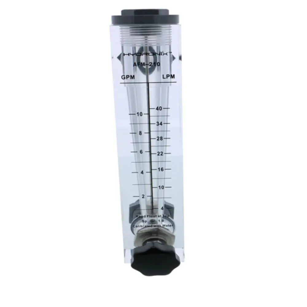 Panel Mount Flowmeter - 10-35 Gpm Adjustable 1" Mnpt 1